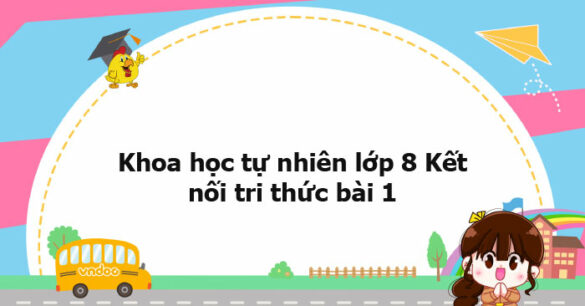 Khoa học tự nhiên 8 Kết nối tri thức bài 1 trang 6, 7, 8, 9, 10