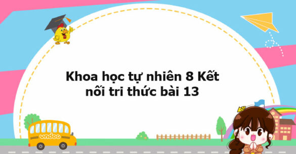 Khoa học tự nhiên 8 Kết nối tri thức bài 13 trang 56, 57, 58