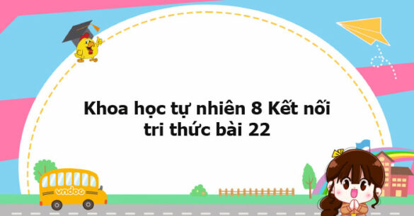 Khoa học tự nhiên 8 Kết nối tri thức bài 22 trang 91, 92, 93, 94