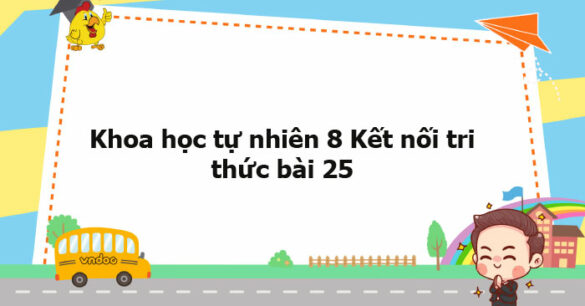 Khoa học tự nhiên 8 Kết nối tri thức bài 25 trang 102, 104