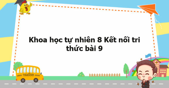 Khoa học tự nhiên 8 Kết nối tri thức bài 9 trang 39, 40, 41, 42, 43