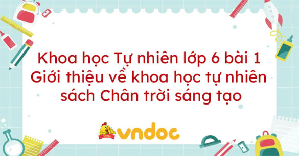 Khoa học Tự nhiên lớp 6 bài 1 Giới thiệu về khoa học tự nhiên