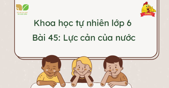 Khoa học tự nhiên lớp 6 Bài 45: Lực cản của nước