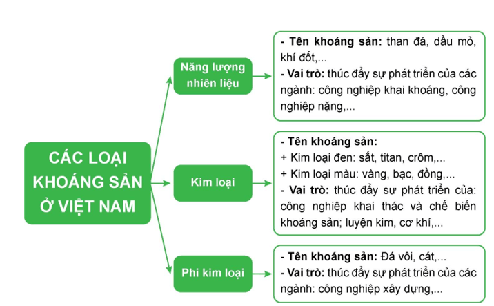 Địa lí 8 Kết nối tri thức Bài 3: Khoáng sản Việt Nam