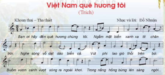 Nghe nhạc: Việt Nam quê hương tôi SGK Âm nhạc 6 KNTT