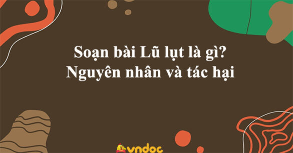 Soạn bài Lũ lụt là gì? Nguyên nhân và tác hại