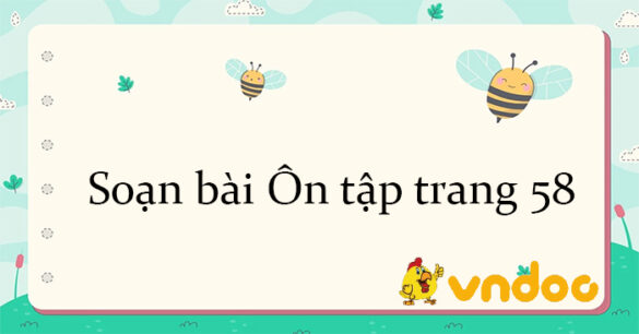 Soạn bài Ôn tập trang 58 Chân trời sáng tạo