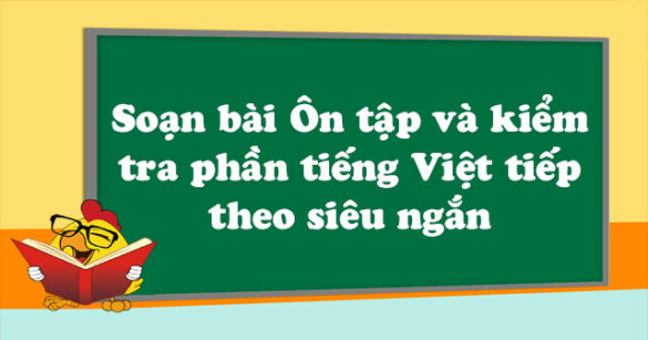 Soạn bài Ôn tập và kiểm tra phần tiếng Việt tiếp theo siêu ngắn