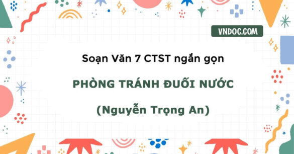 Soạn bài Phòng tránh đuối nước lớp 7 Ngắn gọn