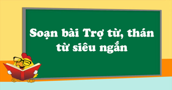 Soạn bài Trợ từ, thán từ siêu ngắn