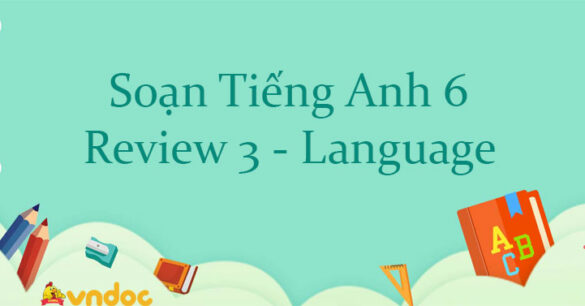 Review 3 lớp 6 Language