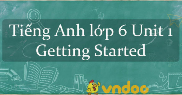 Tiếng Anh lớp 6 Unit 1 Getting Started