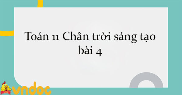 Toán 11 Chân trời sáng tạo bài 4 trang 113