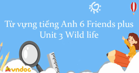 Từ vựng unit 3 lớp 6 Wild life