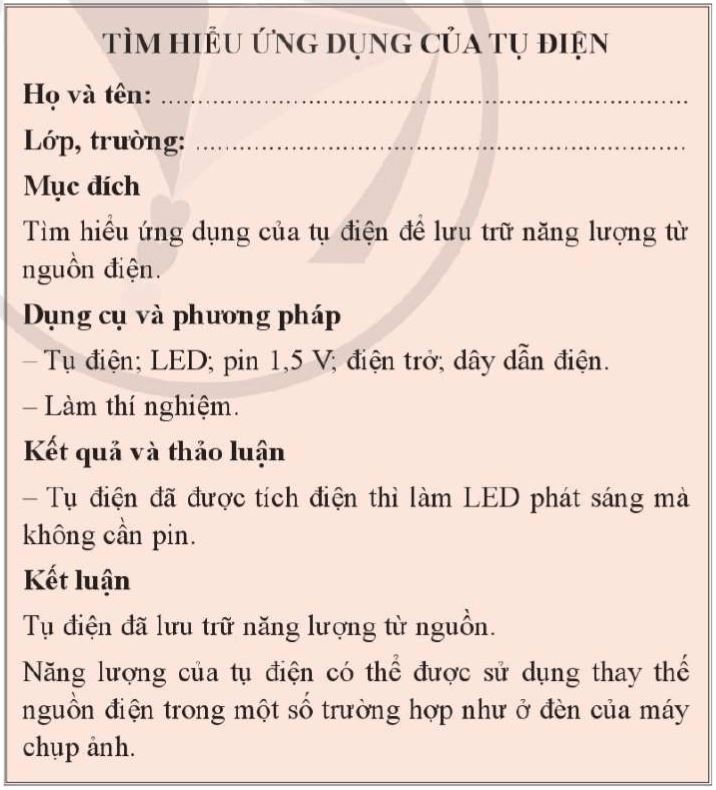 Câu hỏi 6 trang 82 Vật Lí 11