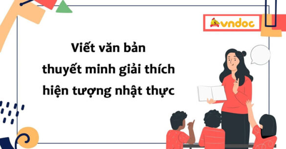 Viết văn bản thuyết minh giải thích hiện tượng nhật thực lớp 8