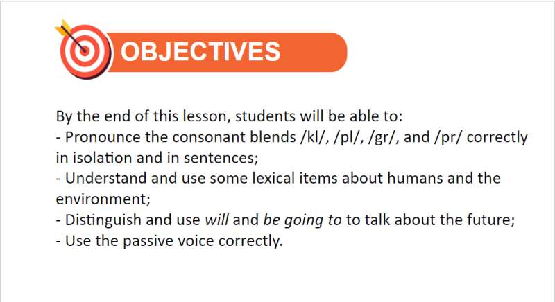 Bài giảng điện tử Unit 2 Language lớp 10 | Giáo án PPT Tiếng Anh 10 Global success