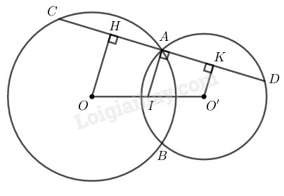 SBT Toán 9 Bài 7: Vị trí tương đối của hai đường tròn | Giải SBT Toán lớp 9 (ảnh 7)